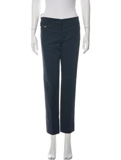 Pre-owned Miu Miu Vintage Straight Leg Pants In Blue
