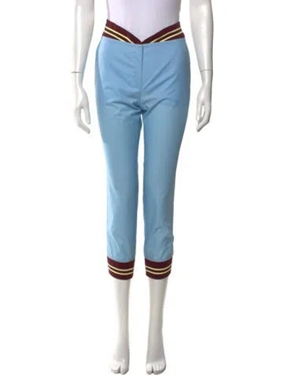Pre-owned Miu Miu Vintage Straight Leg Pants In Blue