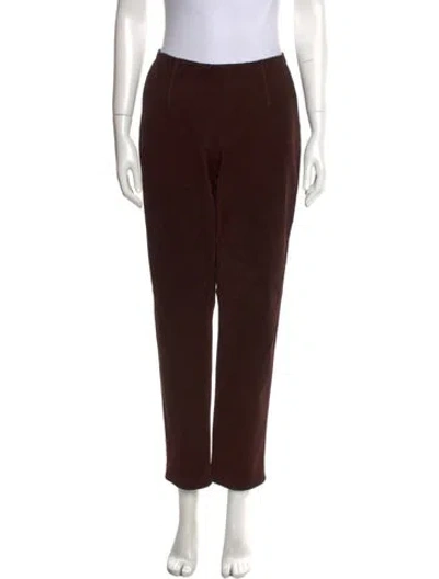 Pre-owned Miu Miu Vintage Straight Leg Pants In Brown