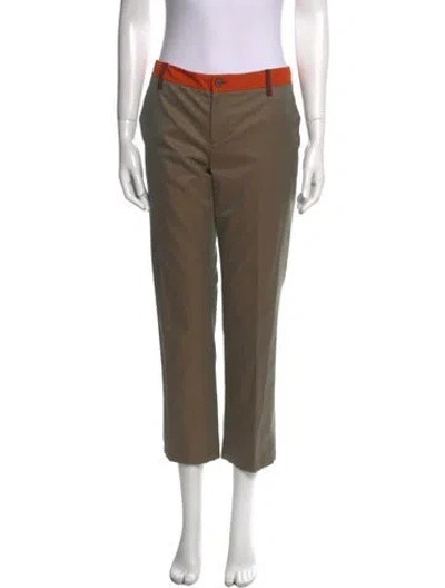 Pre-owned Miu Miu Vintage Straight Leg Pants In Gray