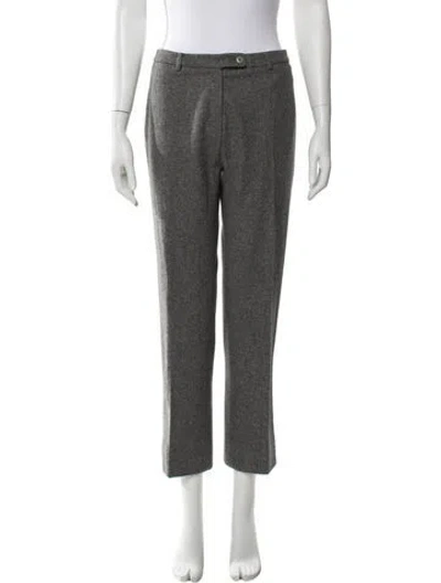 Pre-owned Miu Miu Vintage Straight Leg Pants In Gray