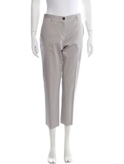 Pre-owned Miu Miu Vintage Straight Leg Pants In Gray