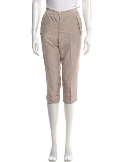 Pre-owned Miu Miu Vintage Straight Leg Pants In Neutral