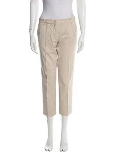Pre-owned Miu Miu Vintage Straight Leg Pants In Neutral