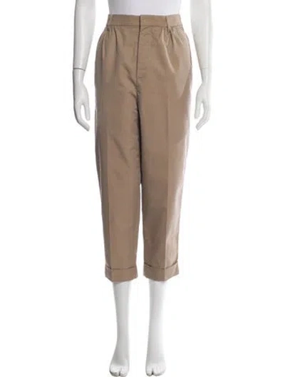 Pre-owned Miu Miu Vintage Straight Leg Pants In Neutrals