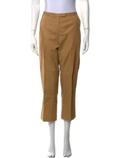 Pre-owned Miu Miu Vintage Straight Leg Pants In Neutrals