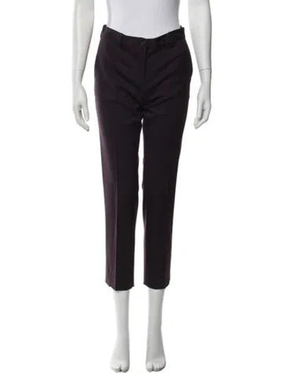 Pre-owned Miu Miu Vintage Straight Leg Pants In Purple