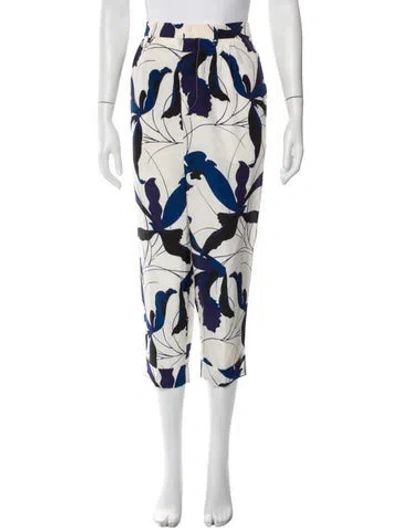 Pre-owned Miu Miu Vintage Straight Leg Pants In White