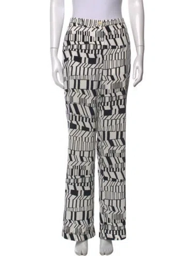 Pre-owned Miu Miu Vintage Straight Leg Pants In White