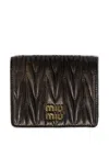 Miu Miu Wallet Accessories In Black