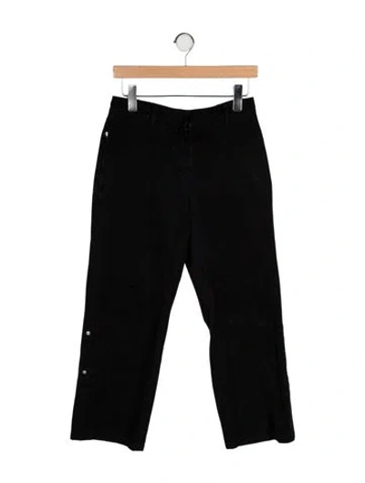 Pre-owned Miu Miu Vintage Wide Leg Pants In Black