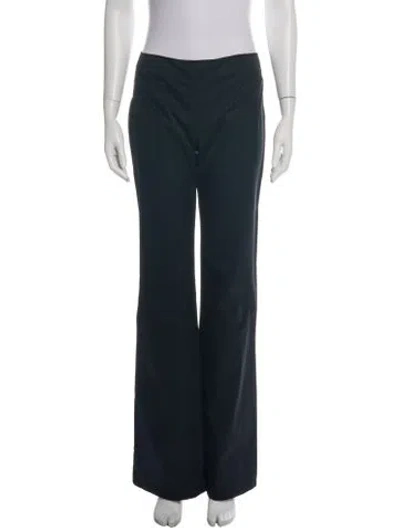Pre-owned Miu Miu Vintage Wide Leg Pants In Blue