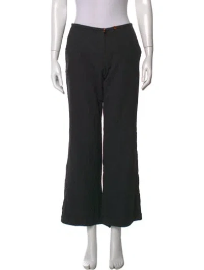 Pre-owned Miu Miu Vintage Wide Leg Pants In Grey