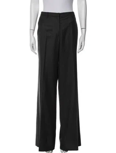 Pre-owned Miu Miu Vintage Wide Leg Pants In Grey