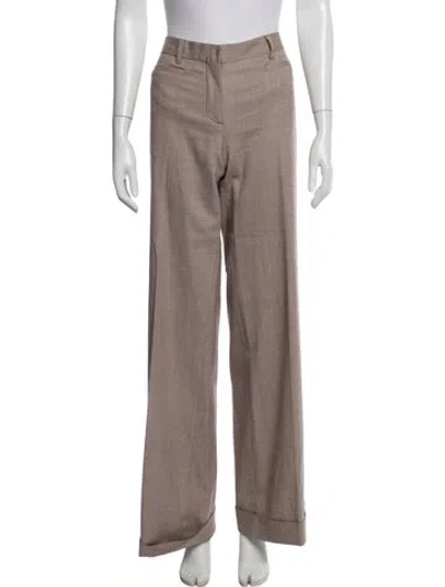 Pre-owned Miu Miu Vintage Wide Leg Pants In Neutral