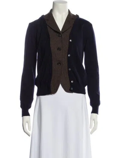 Pre-owned Miu Miu Vintage Wool Sweater In Blue