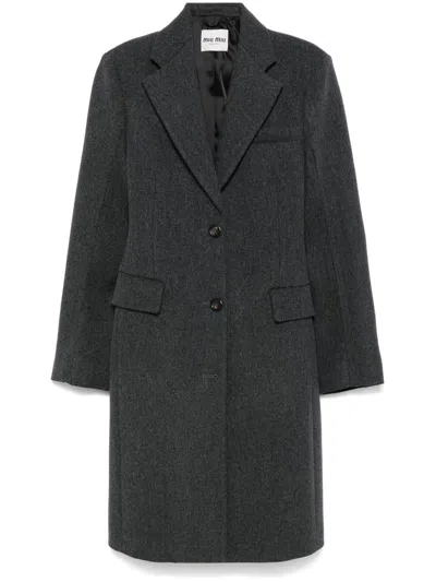 MIU MIU MIU MIU VIRGIN-WOOL COAT