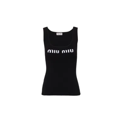 MIU MIU VISCOSE TANK TOP