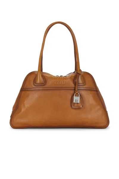 Miu Miu Vitello Antic Bag In White