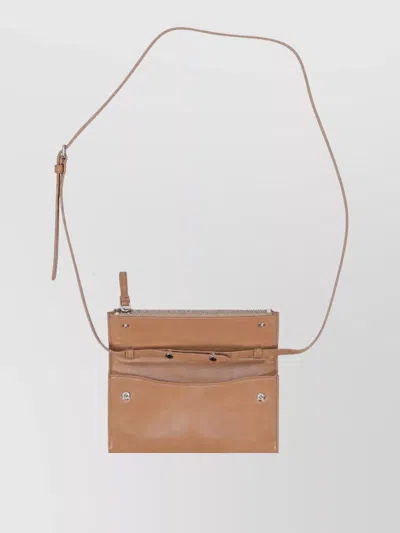 Miu Miu Vitello Shine Wallet And Cardholder Strap