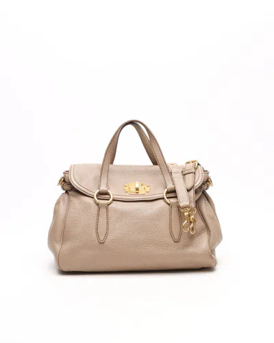 Miu Miu Vitello Tote Bag