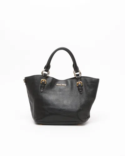 Miu Miu Vitello Tote Bag