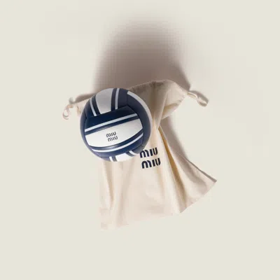 Miu Miu Volleyball With Logo In Multi