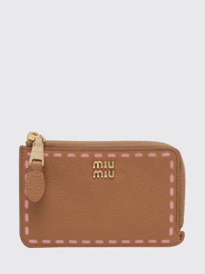 Miu Miu Wallet Woman In Brown