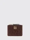 Miu Miu Wallet Woman In Brown