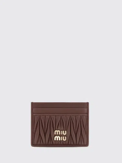 Miu Miu Wallet Woman In Brown
