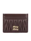 Miu Miu Lamb Leather Card Case