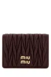 Miu Miu Wallets In Brown