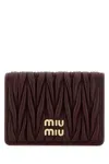 Miu Miu Wallets In Brown