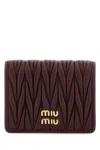 Miu Miu Wallets In Brown