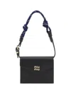 Miu Miu Rope Handle Wallet In Black