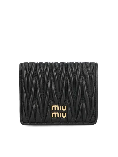 Miu Miu Wallets In Black