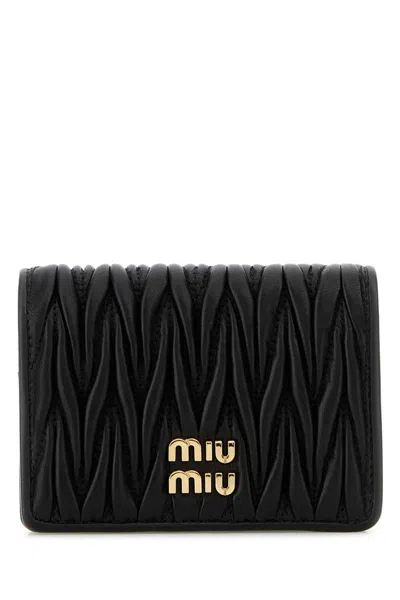 Miu Miu Wallets In Black