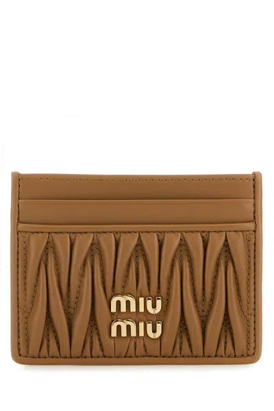 Miu Miu Wallets In Brown