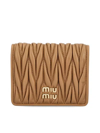 Miu Miu Wallets In Brown
