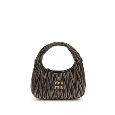 Miu Miu Wander Bag In Quilted Leather
