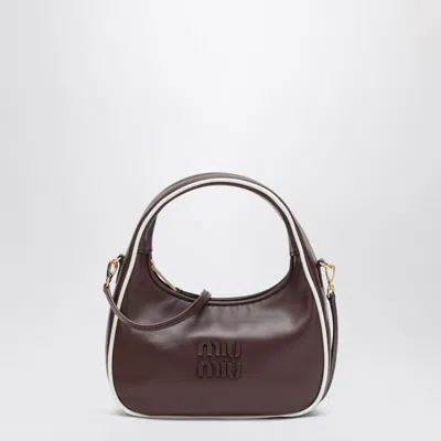 Miu Miu Wander Bag Radica/white In Leather Women