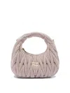 Miu Miu "wander" Handbag In Neutral