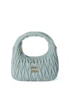 Miu Miu Wander Hobo Bag In Green