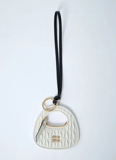 Miu Miu Wander Leather Keyring