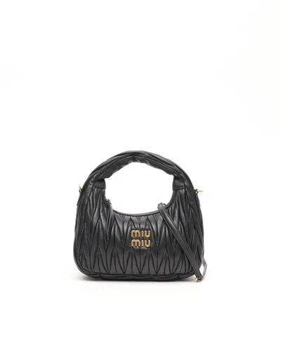 Miu Miu Wander Matelassé Hobo Bag