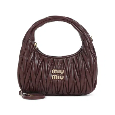 Miu Miu Wander Matelassé Hobo Bag