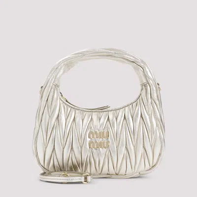 Miu Miu Wander Matelassé Hobo Bag
