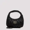 Miu Miu Matelassé Shoulder Bag In Black