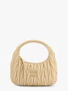 Miu Miu Matelasse Quilted Top Handle Hobo Bag