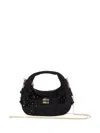 Miu Miu Miu Wander Quilted Shoulder Bag In Black